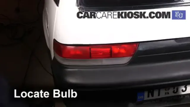 2002 Suzuki Swift GLS 1.0L 3 Cyl. Lights Tail Light (replace bulb)